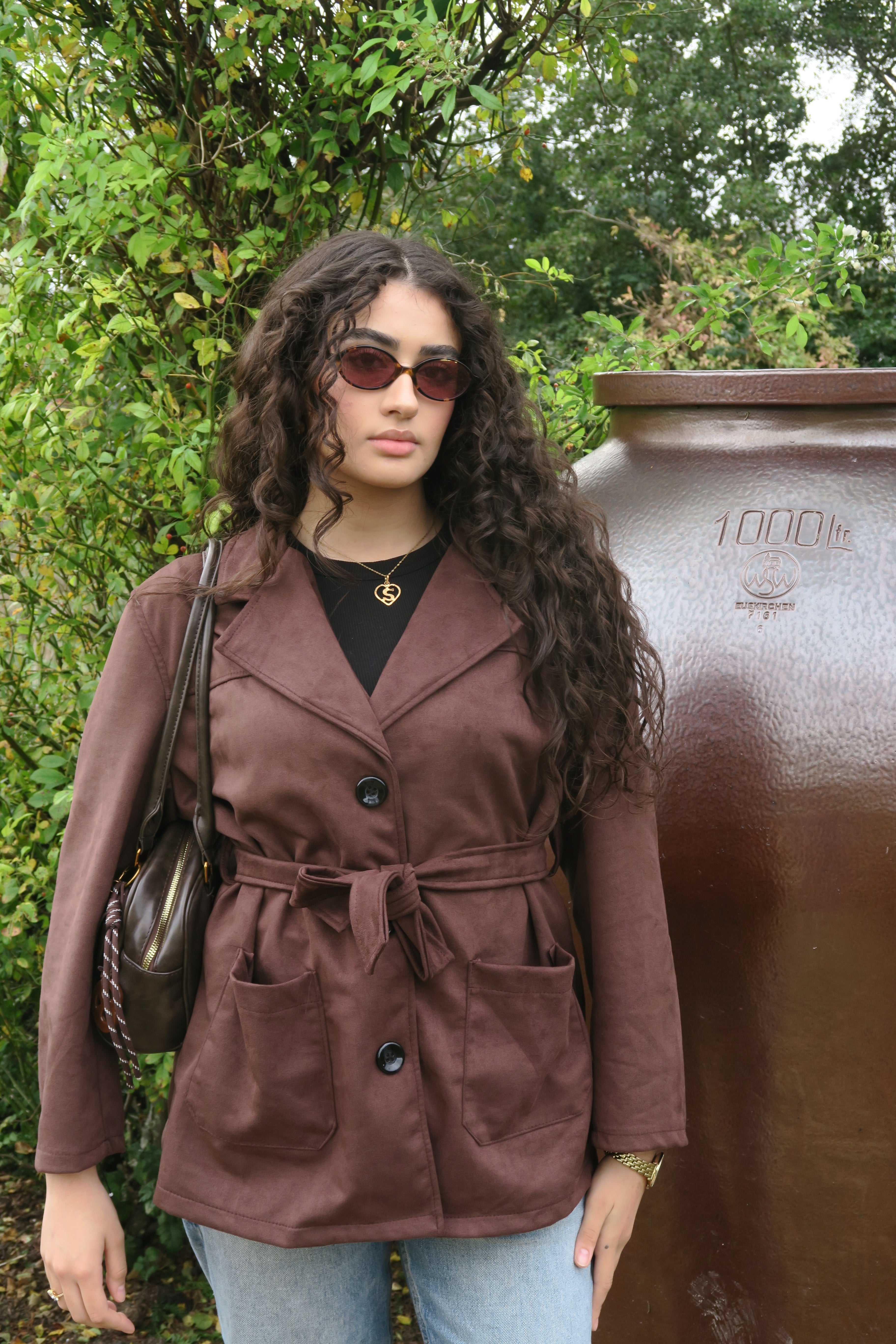Timeless Belted Suede Coat