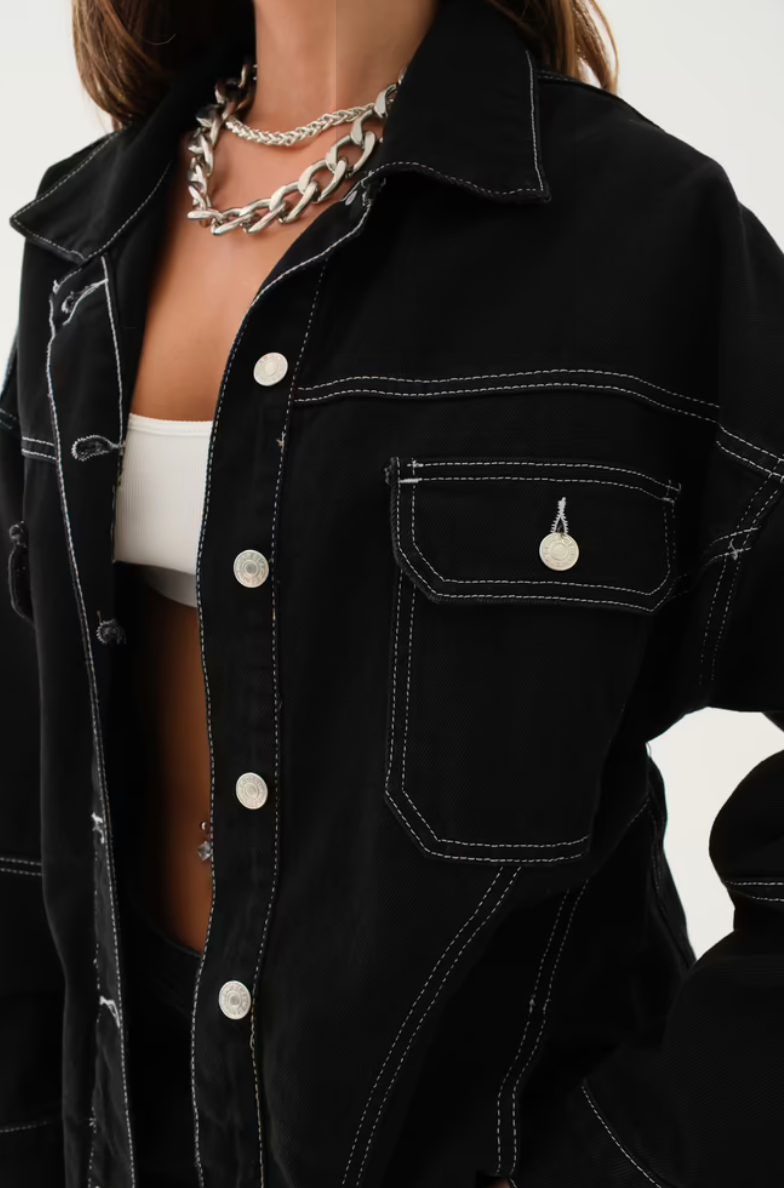 Black Denim Jacket