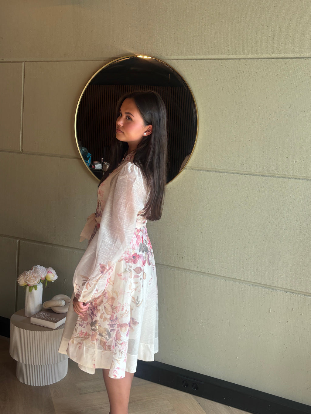Rose Petal Mini Dress
