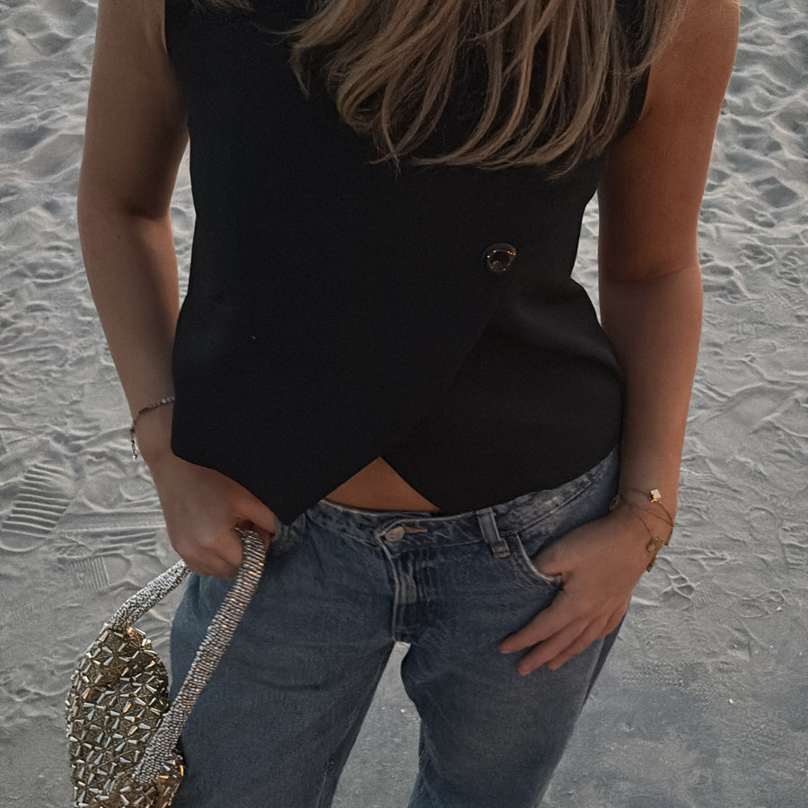 Double Button Top