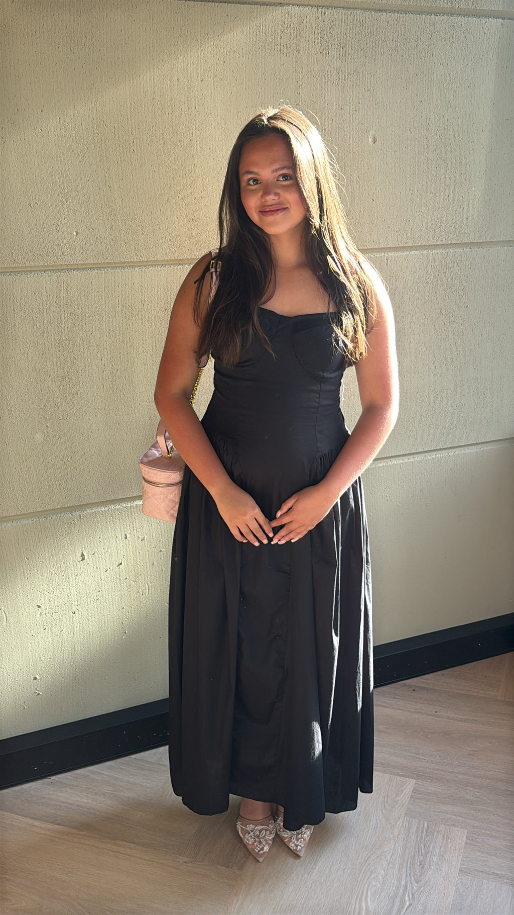 Elegant Corset Midi Dress