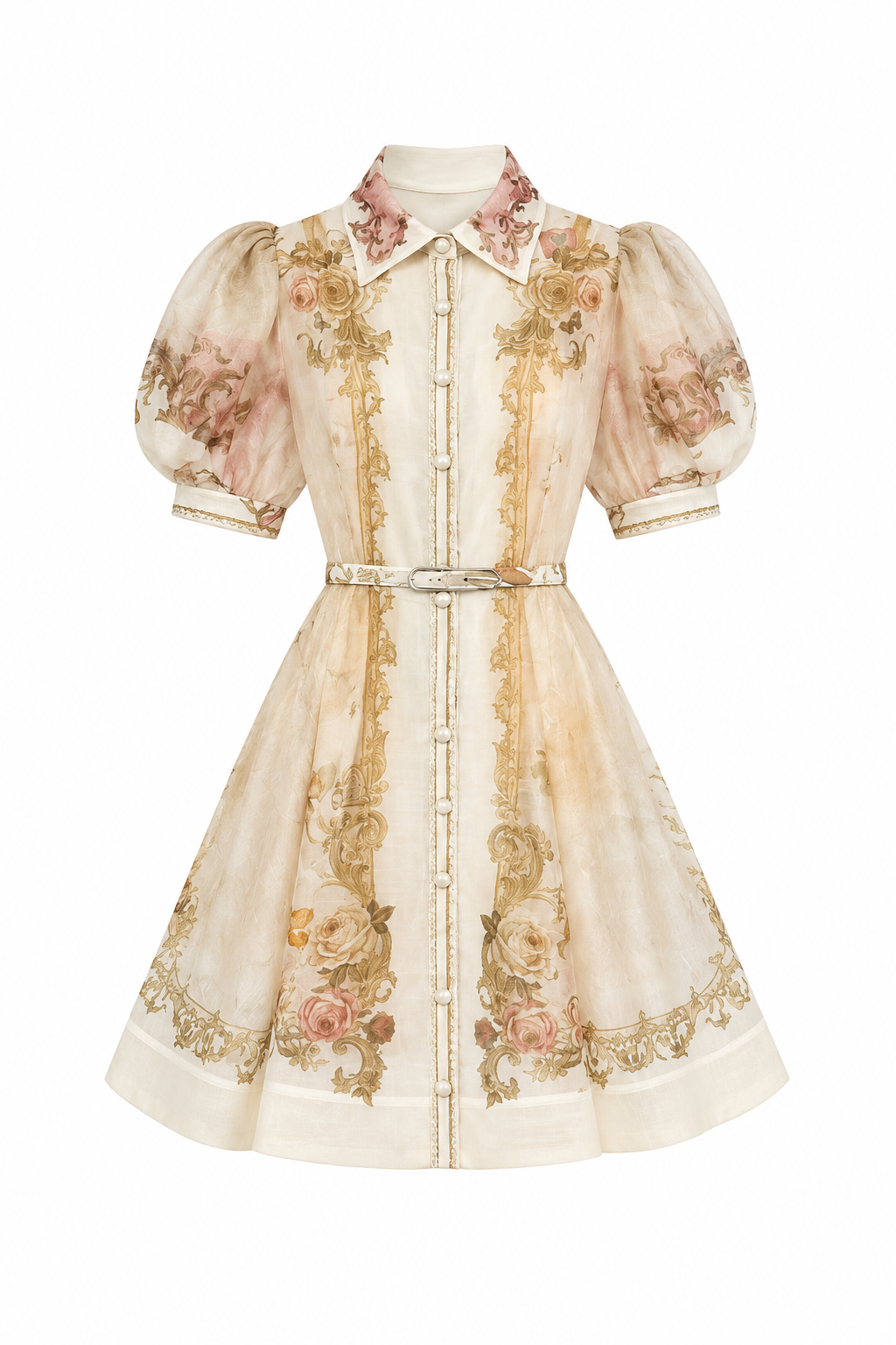 Château Bloom Mini Dress