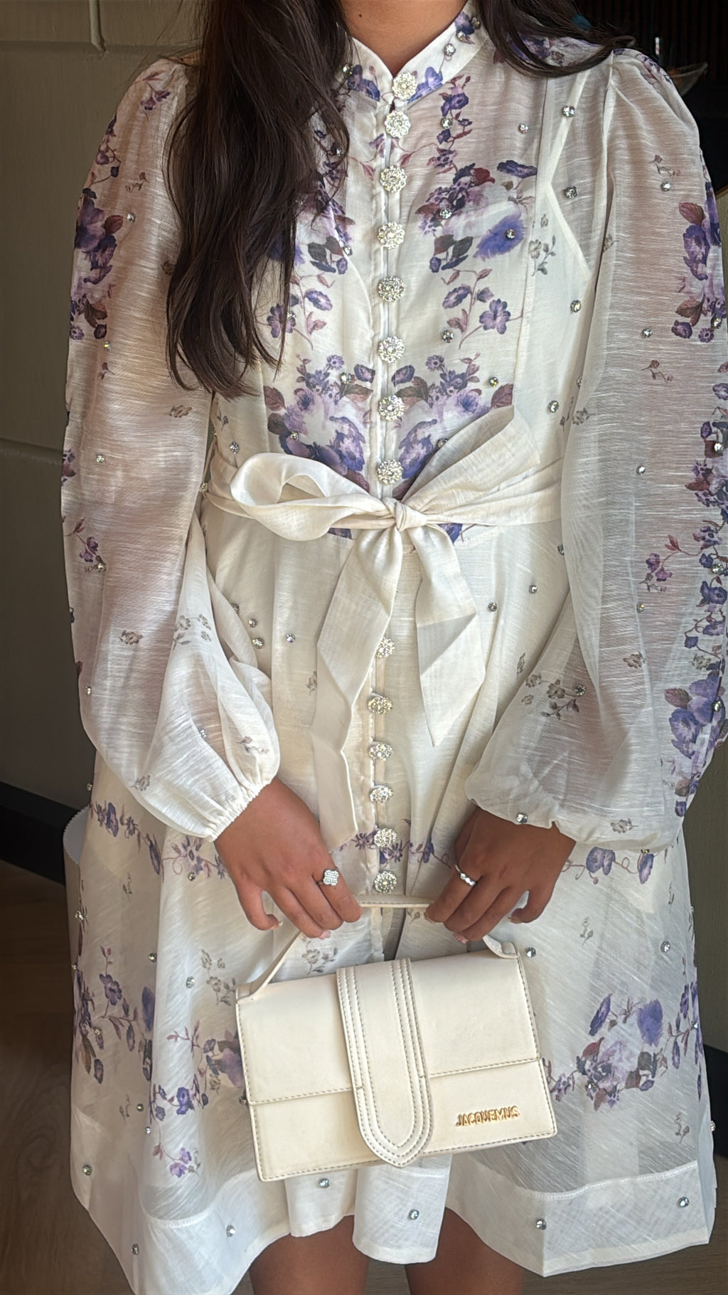 Lilac Blossom Mini Dress