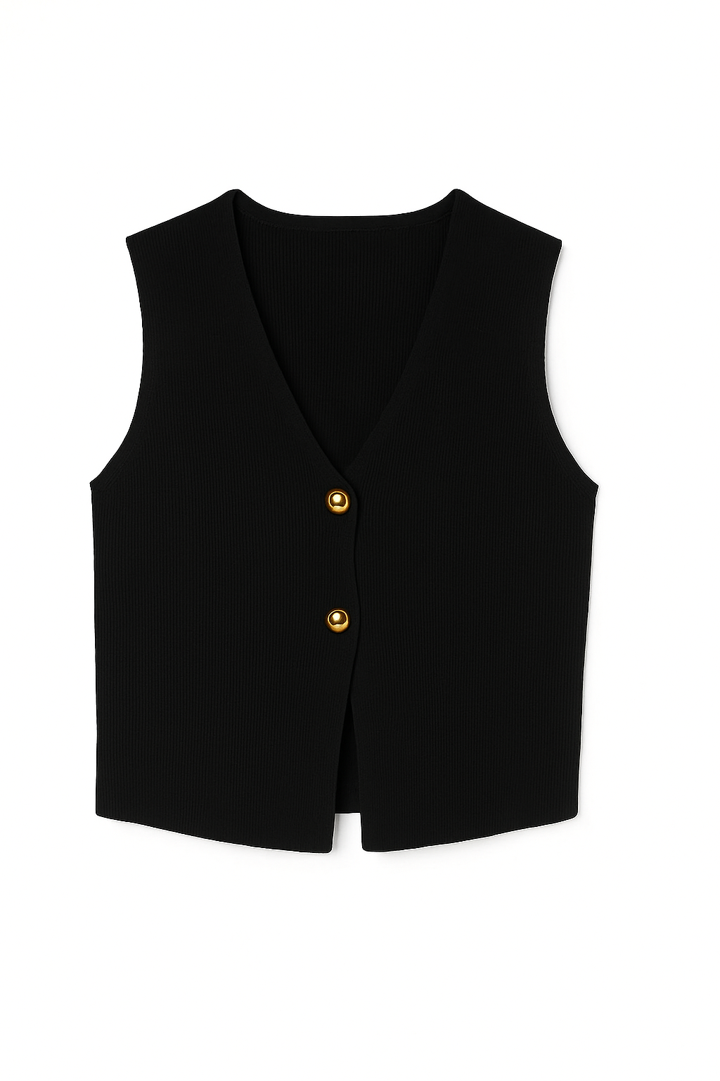 GILET TOP GOLD ACCENT