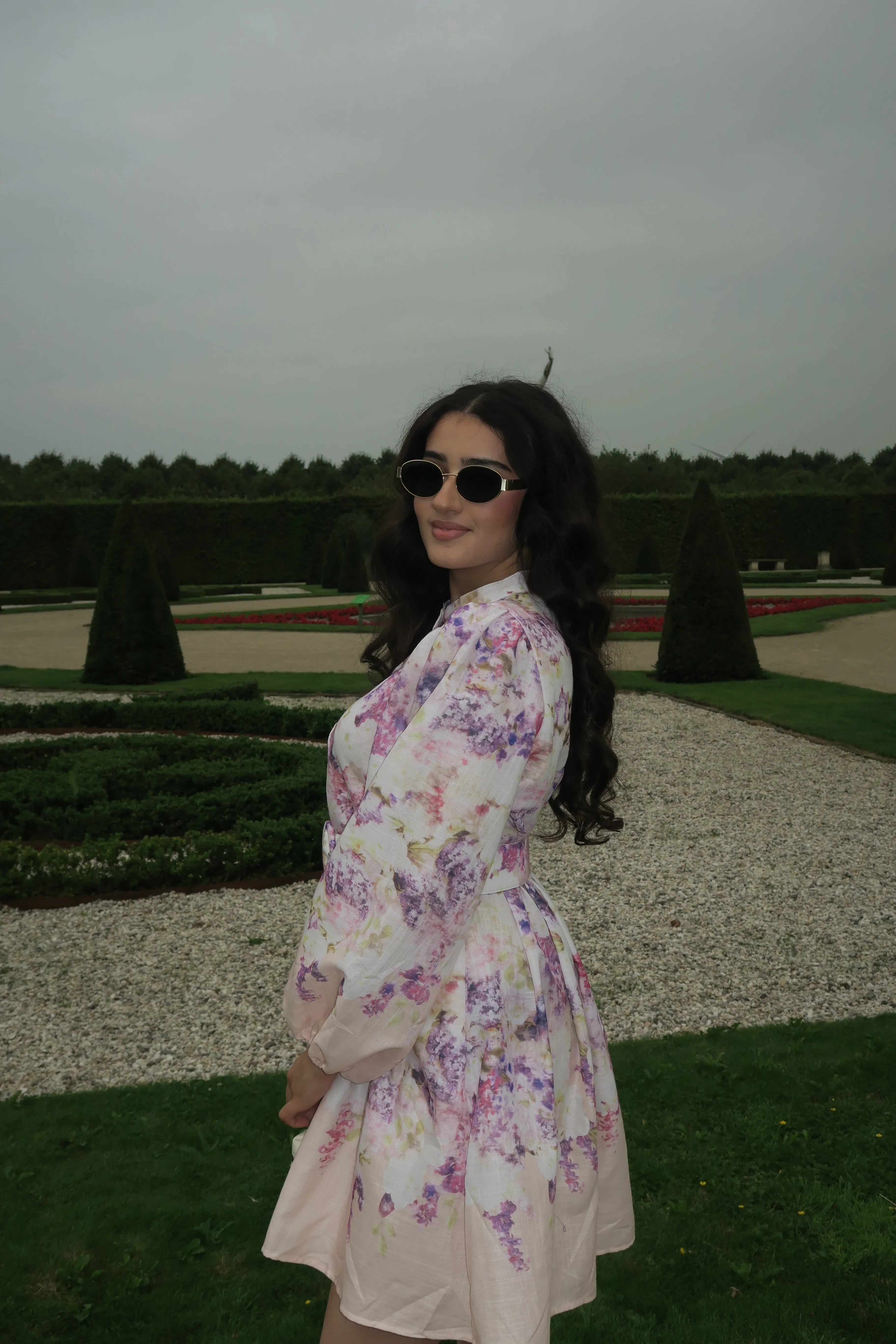 Close-up pleated bodice of The Éclat Dress