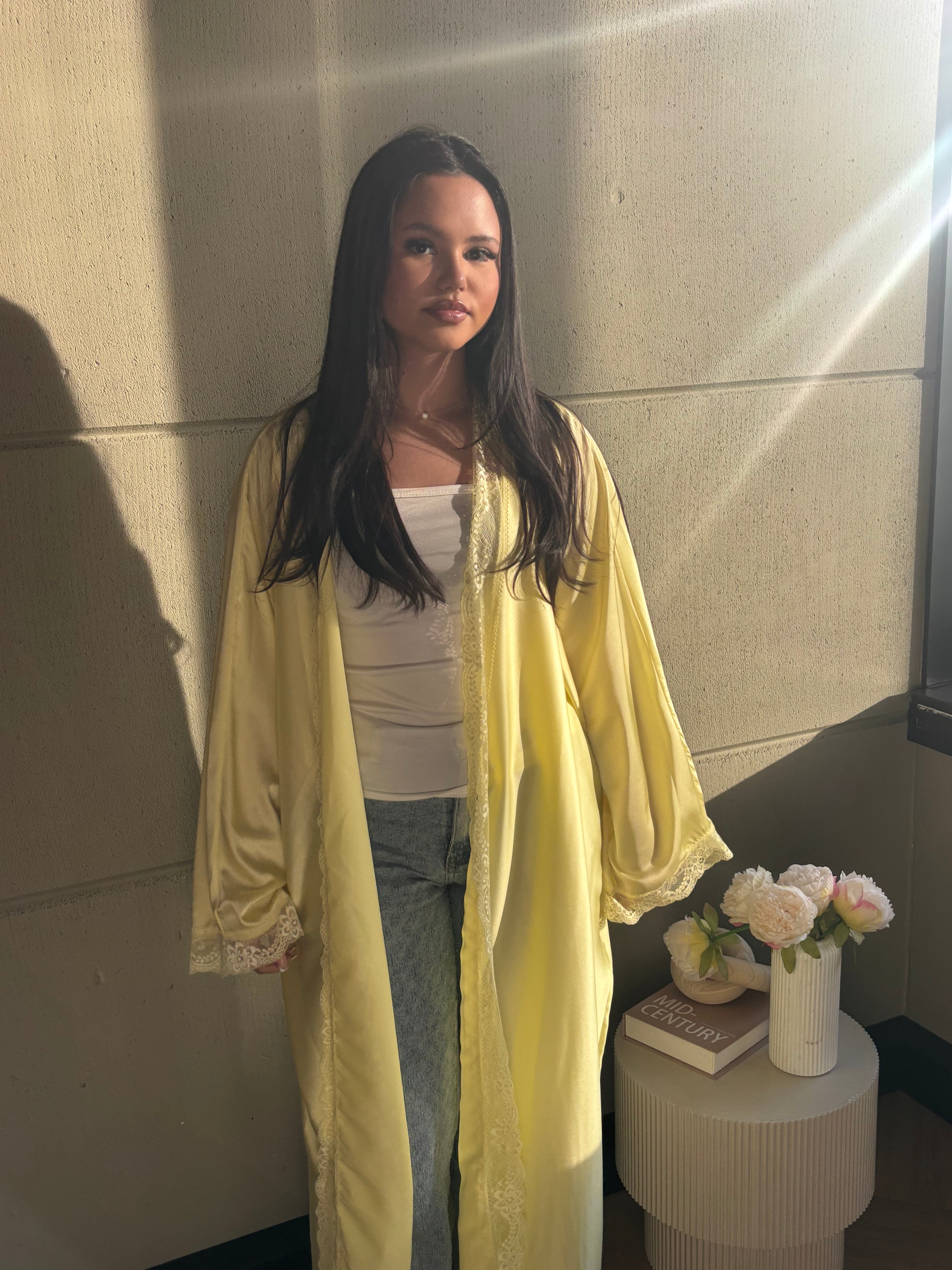 Léora Lace Lange Kimono