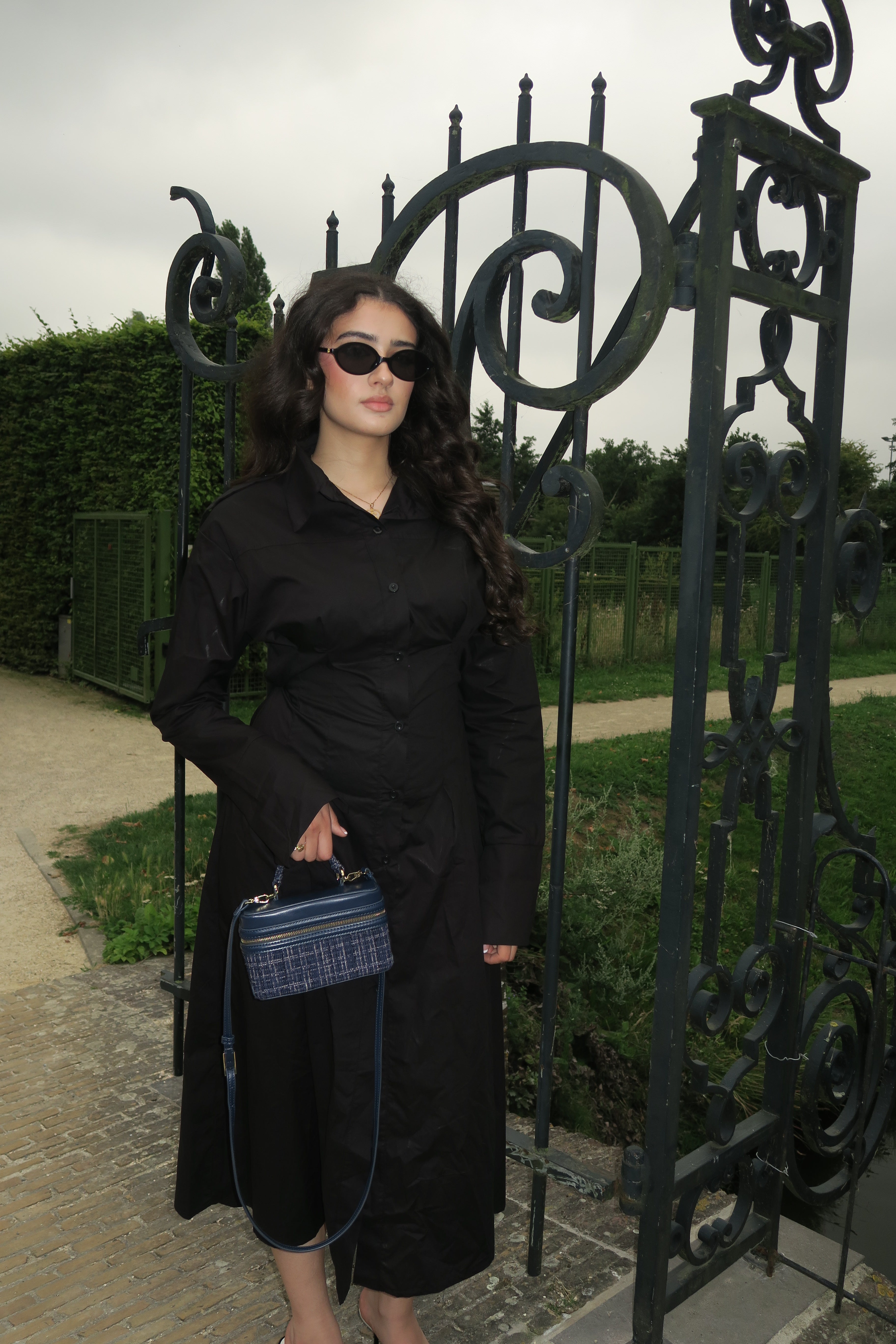 The Elura Dress full length view