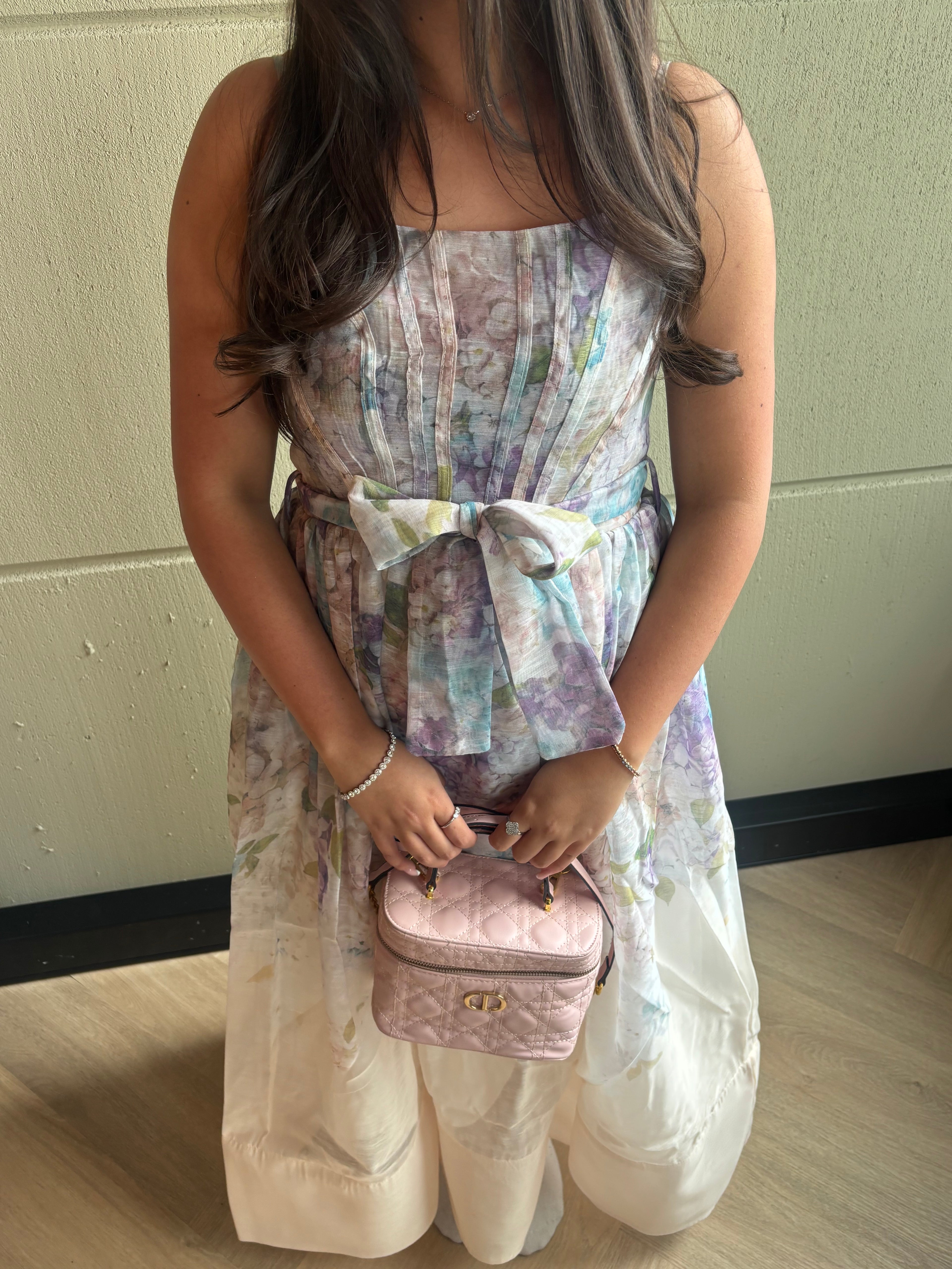 Floral Full-Length Dress