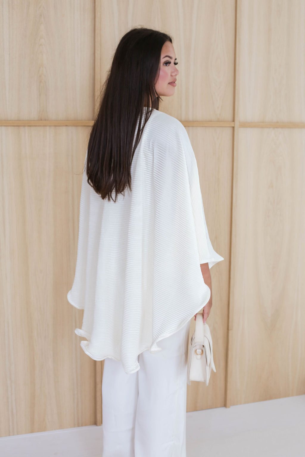 Ruffle cape