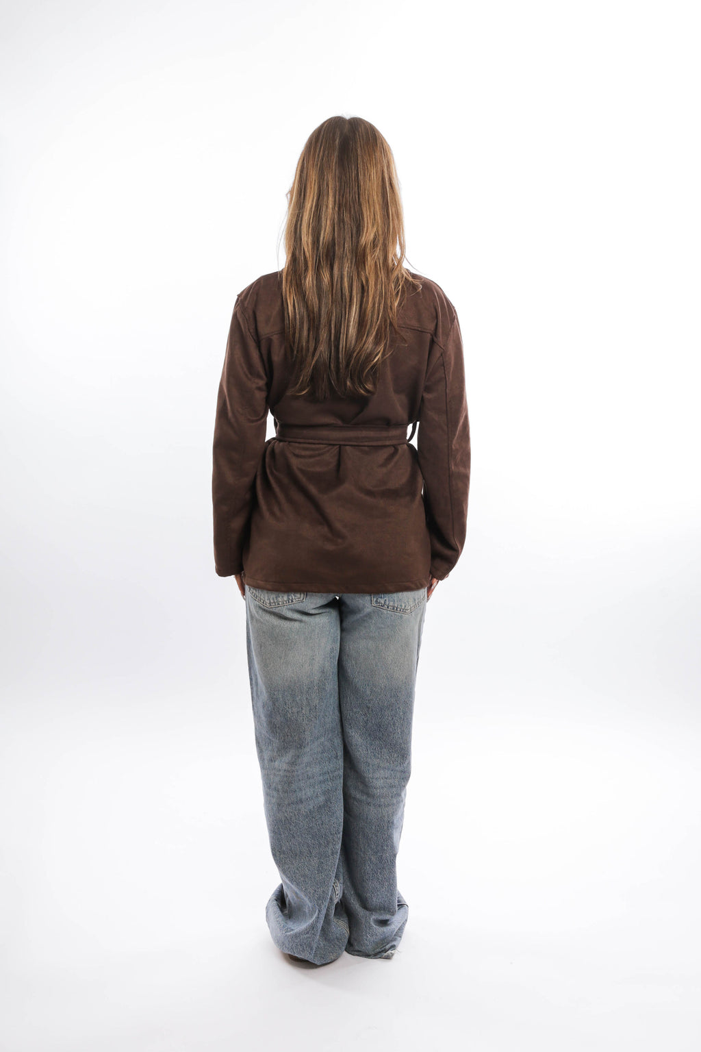 Timeless Belted Suede Coat