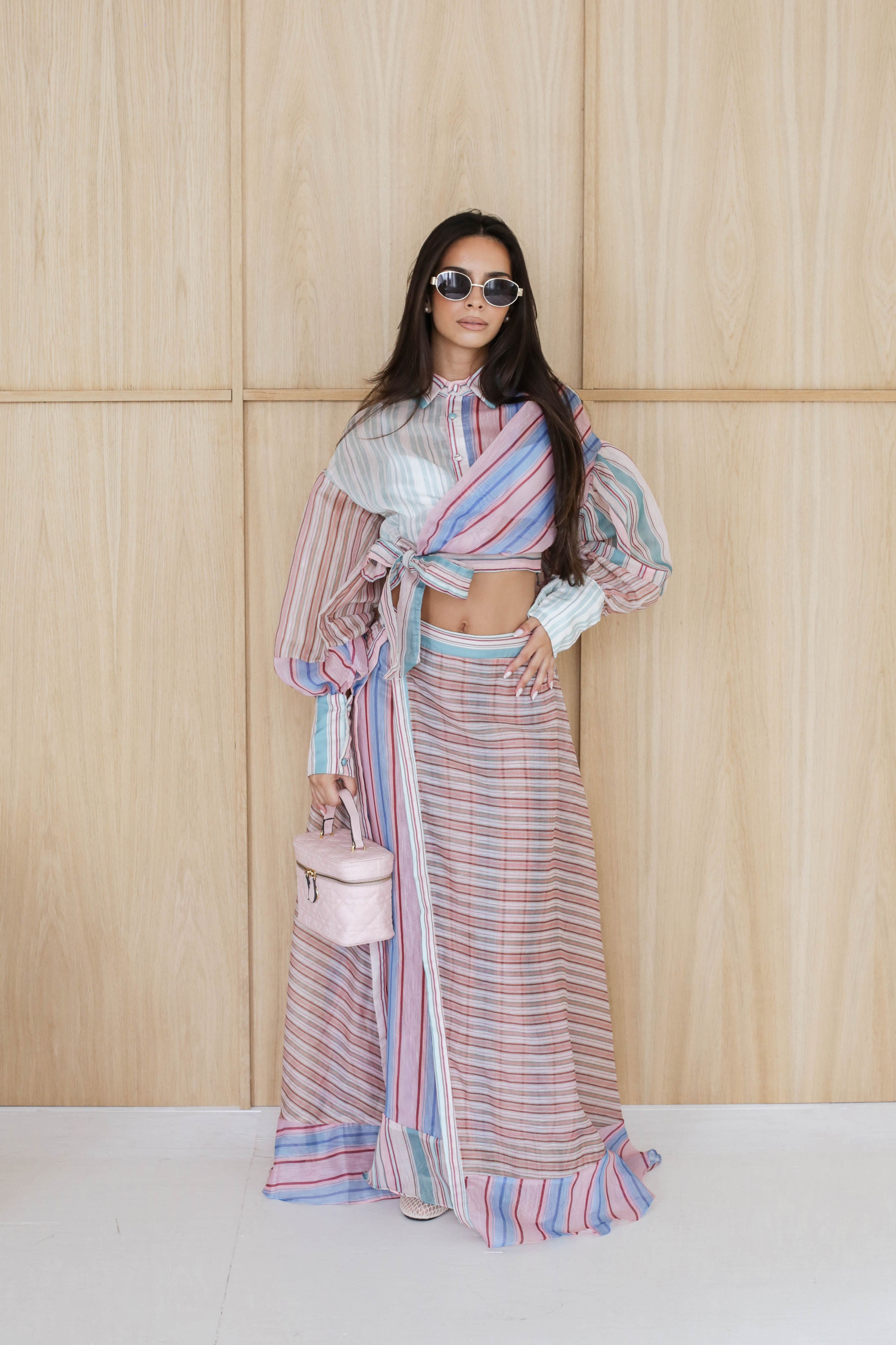 Multicolor Striped Set