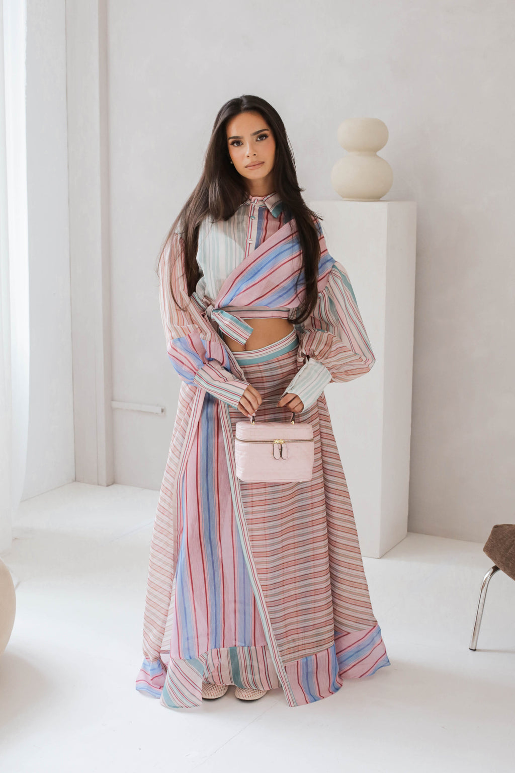 Multicolor Striped Set