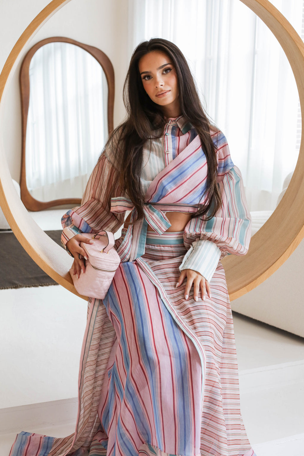 Multicolor Striped Set