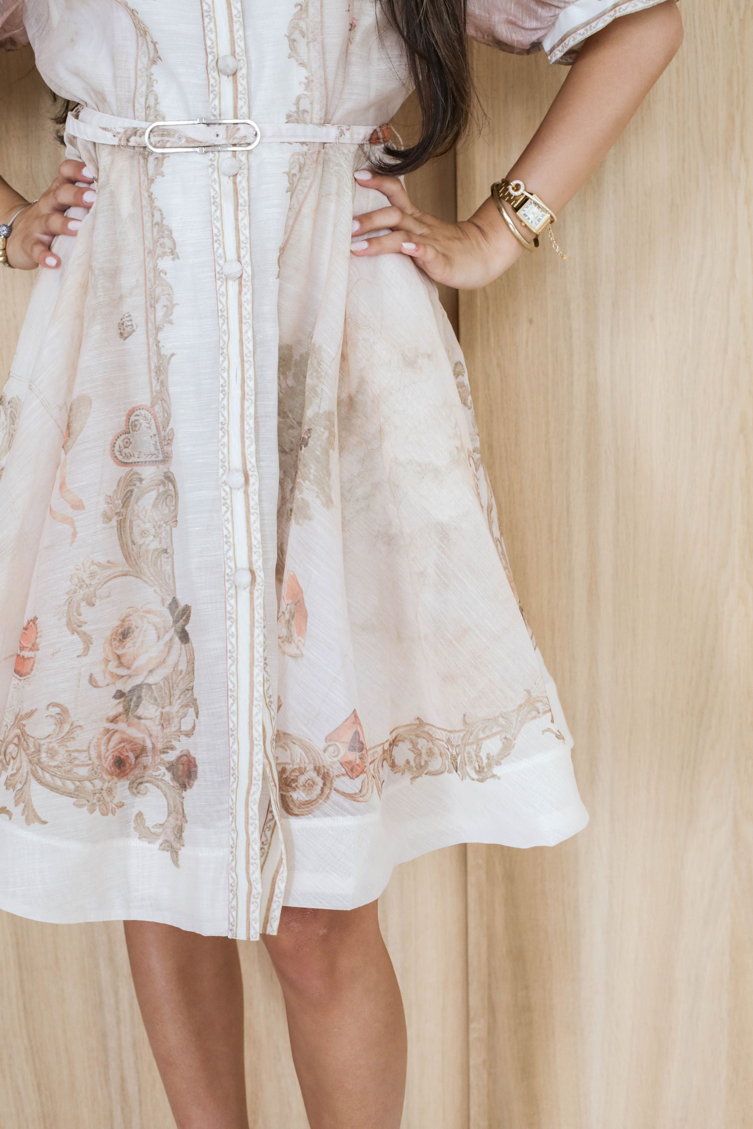 Château Bloom Mini Dress