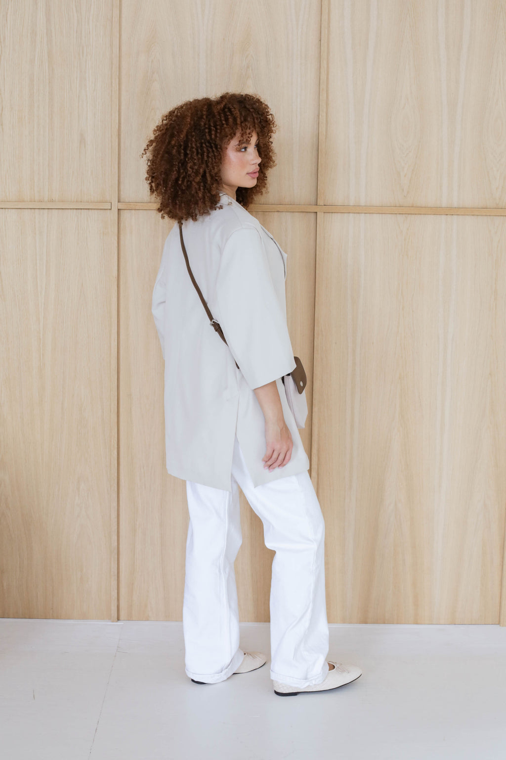 Oversized Short Sleeve Blazer