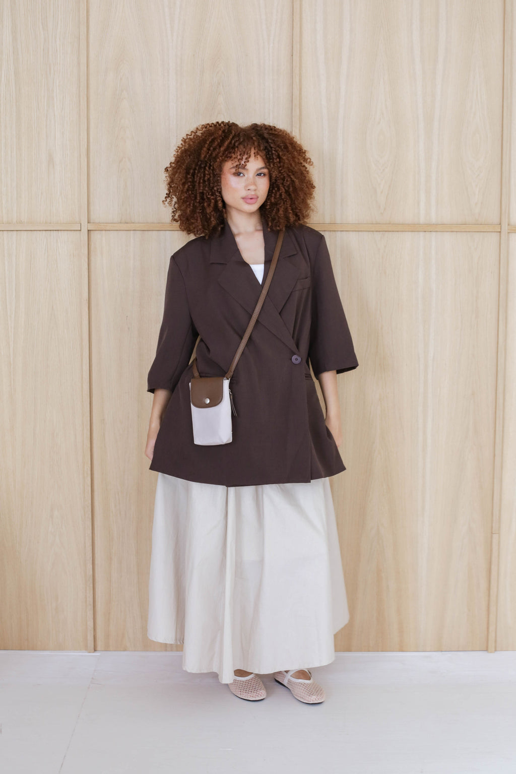 Oversized Short Sleeve Blazer
