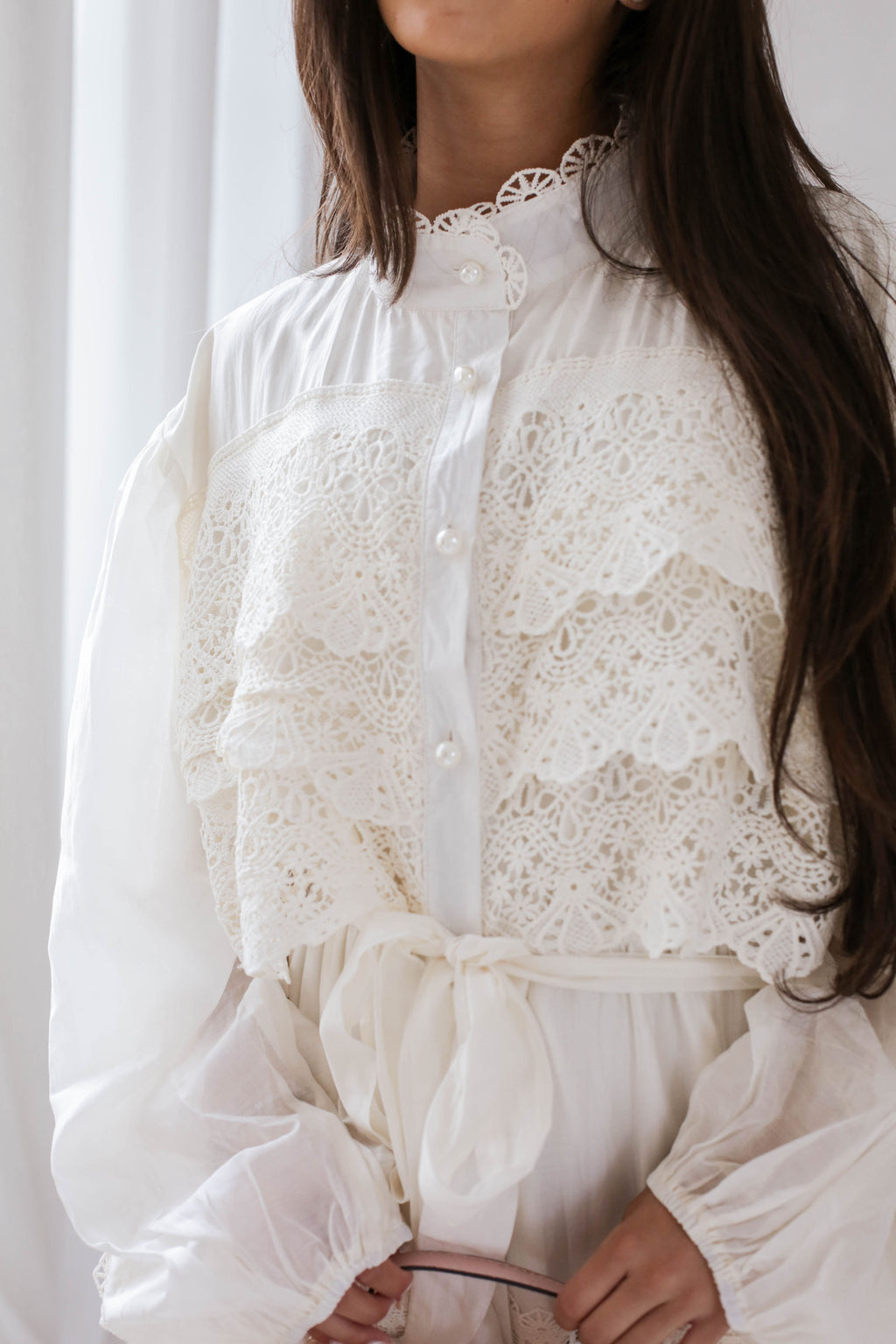 White Lace Maxi Dress