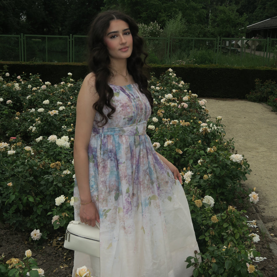 Floral Full-Length Dress
