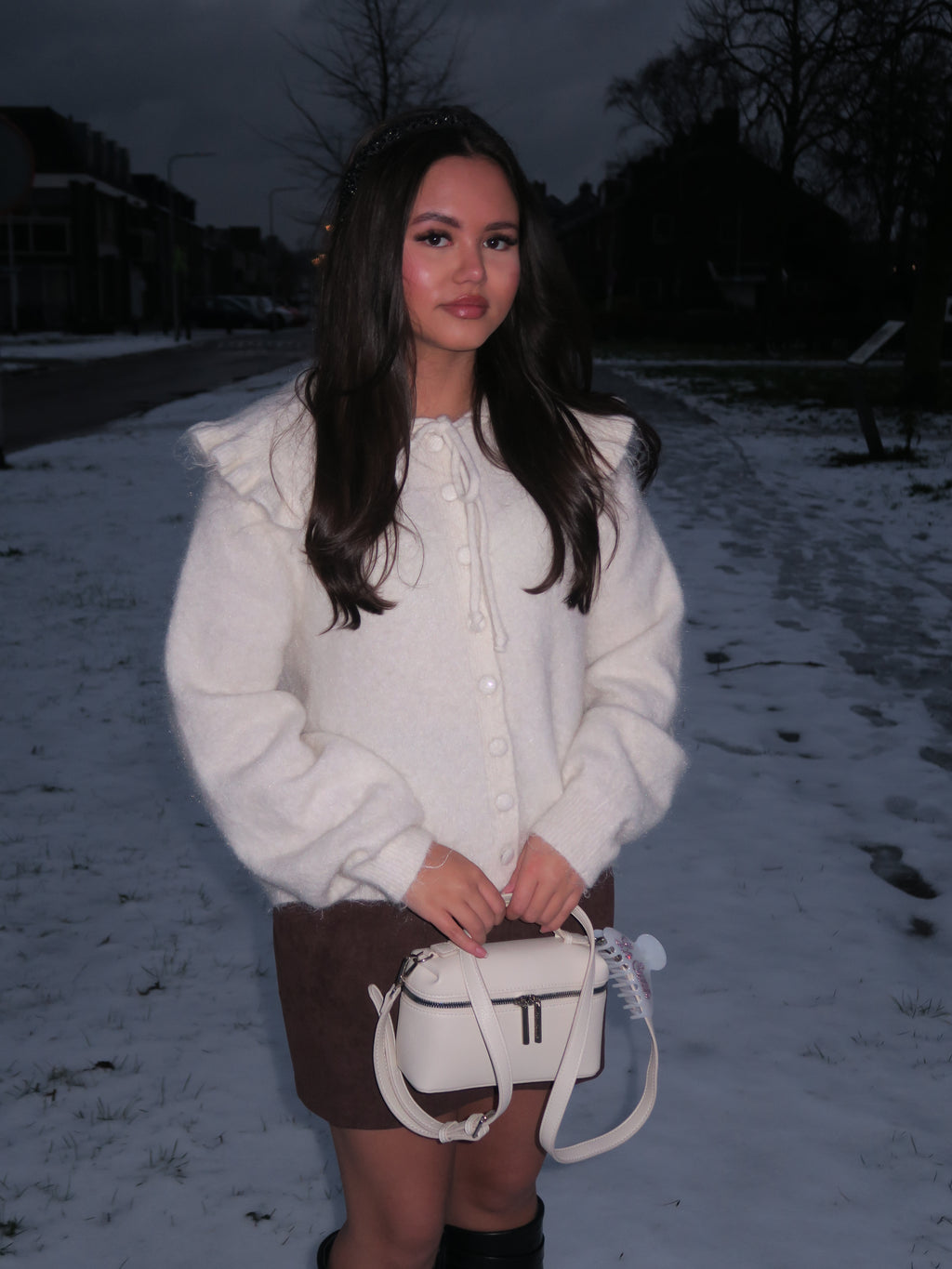 Collar Knit Cardigan