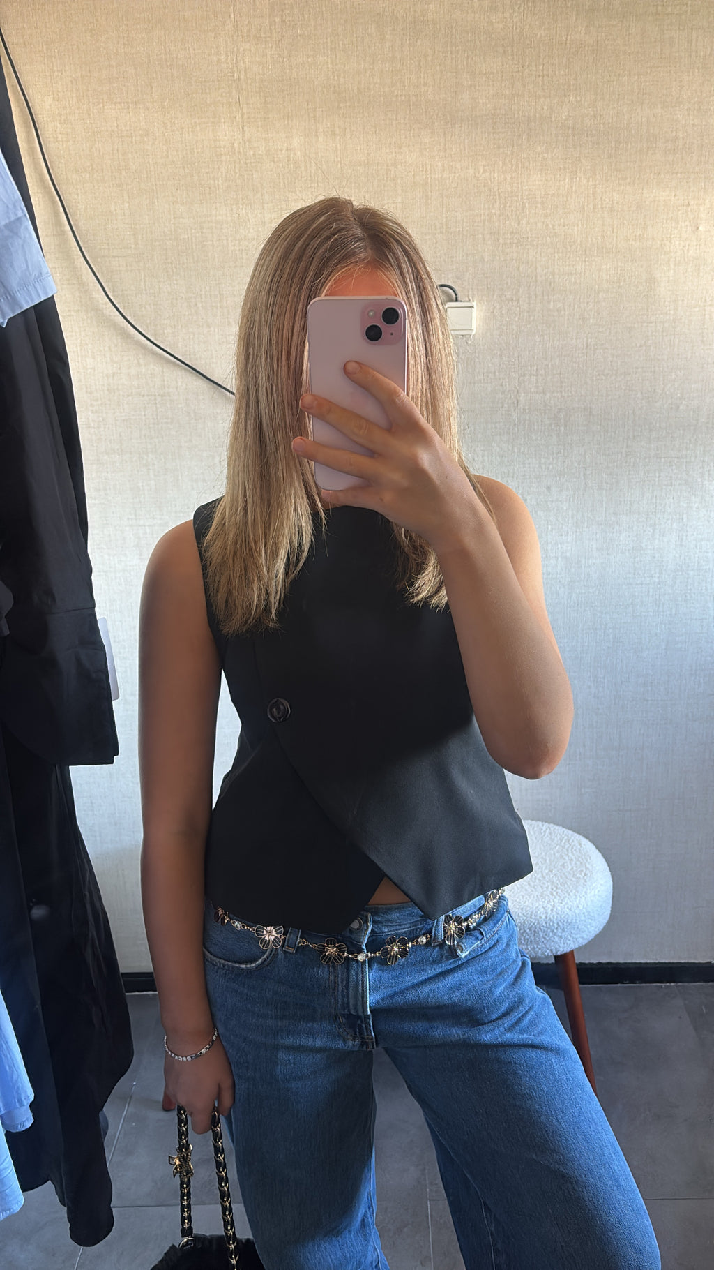 Double Button Top
