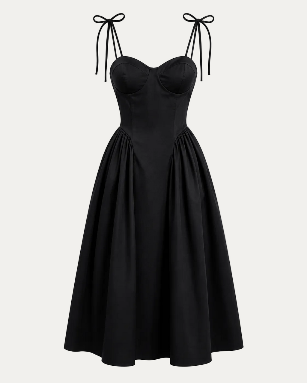 Elegant Corset Midi Dress