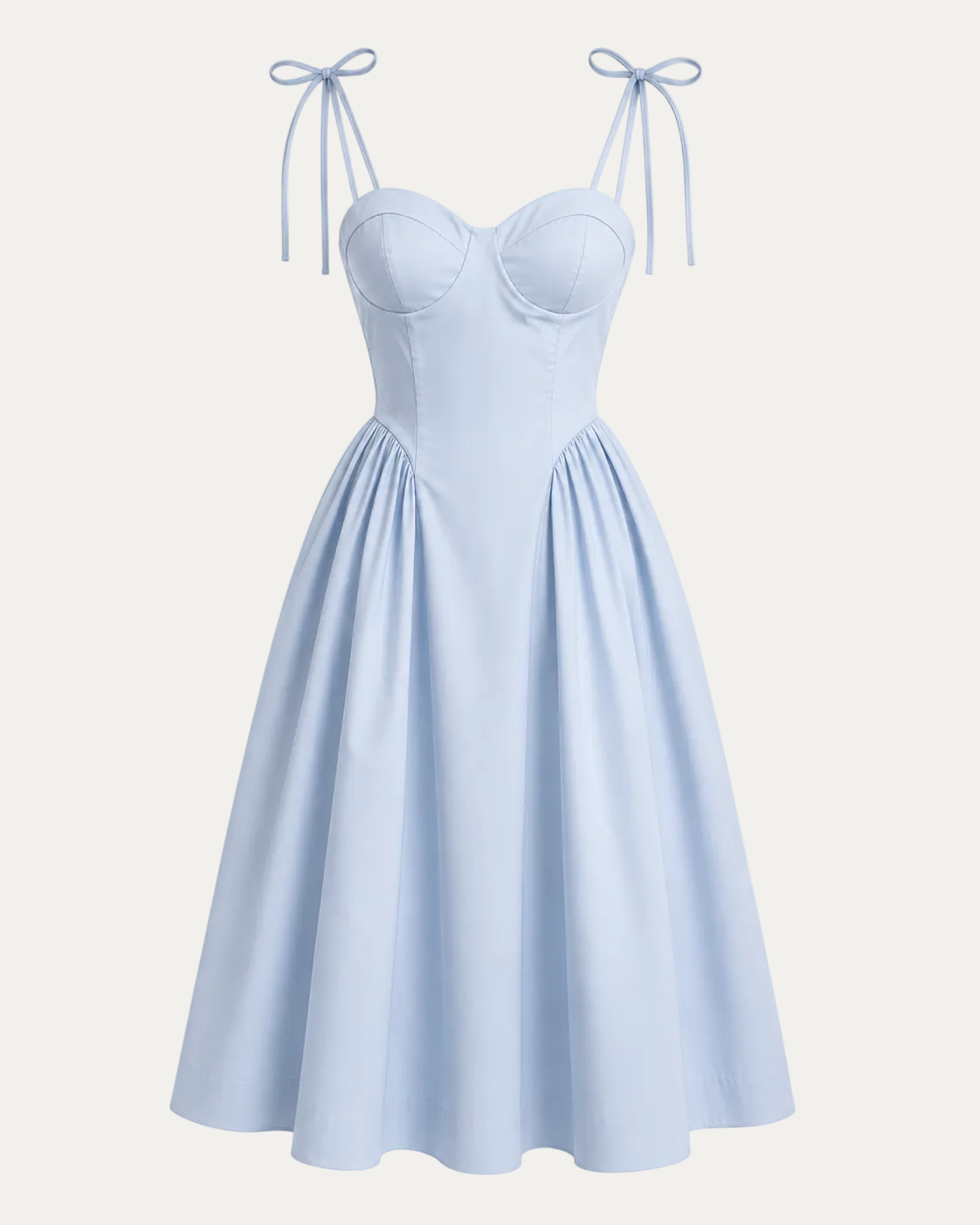 Elegant Corset Midi Dress