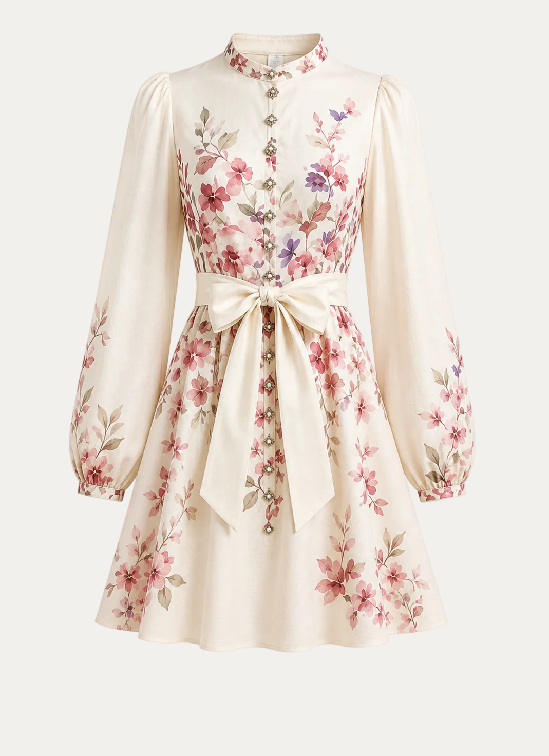 Rose Petal Mini Dress