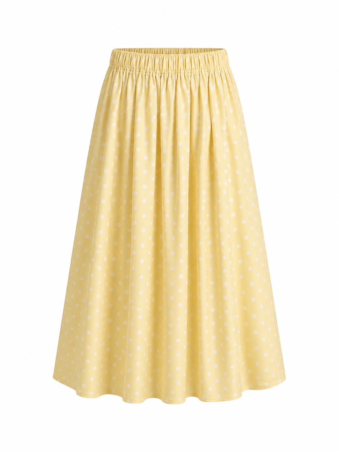 Polka dots maxi skirt