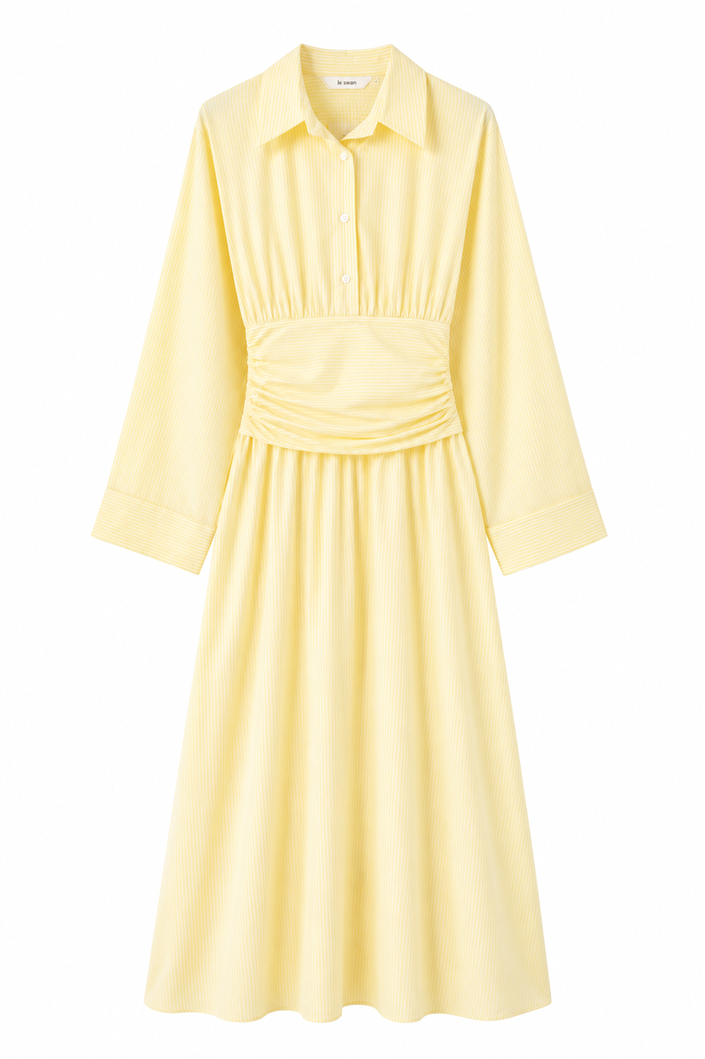 Striped Belted Maxi Dress