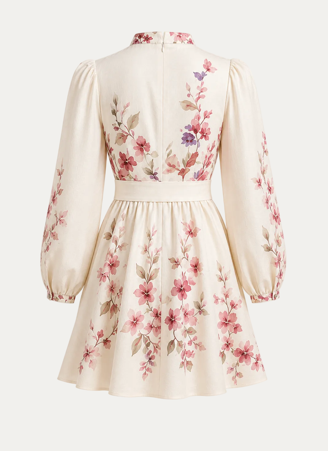 Rose Petal Mini Dress