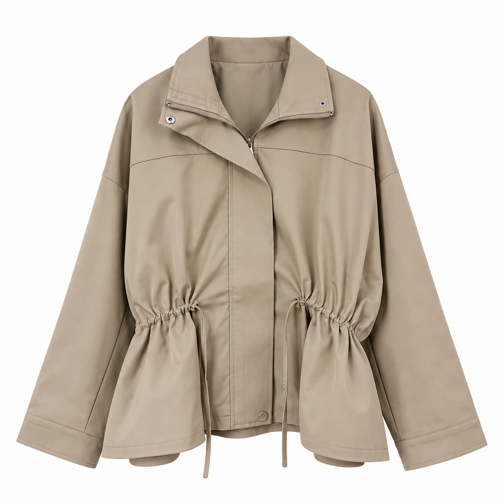 Drawstring Waist Jacket