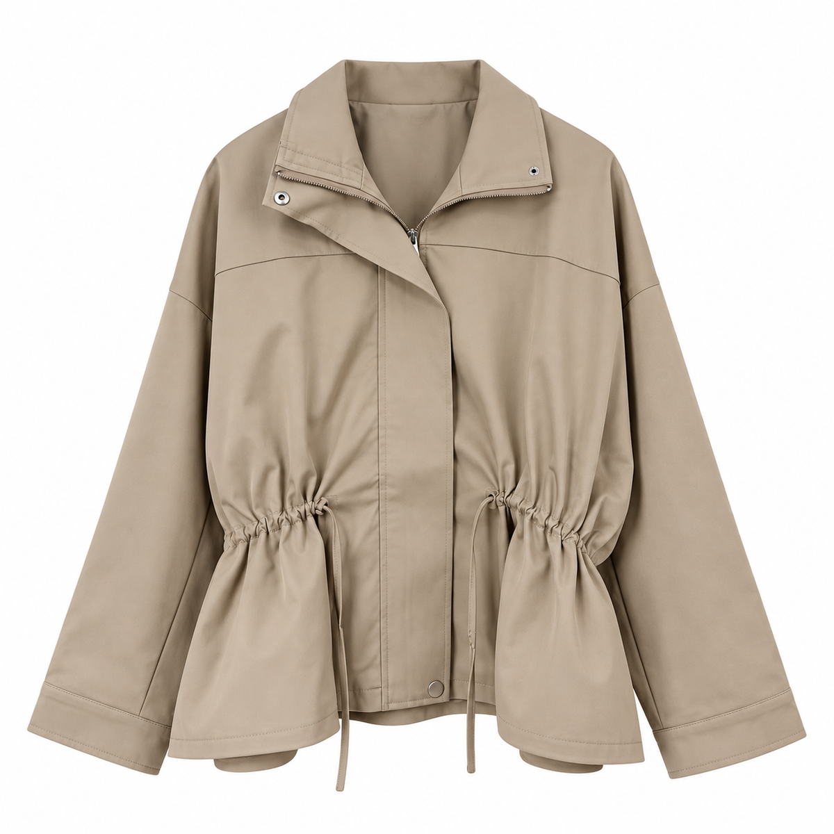 Drawstring Waist Jacket