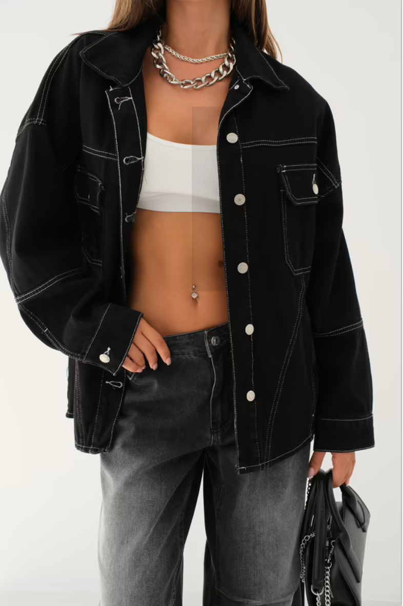 Black Denim Jacket