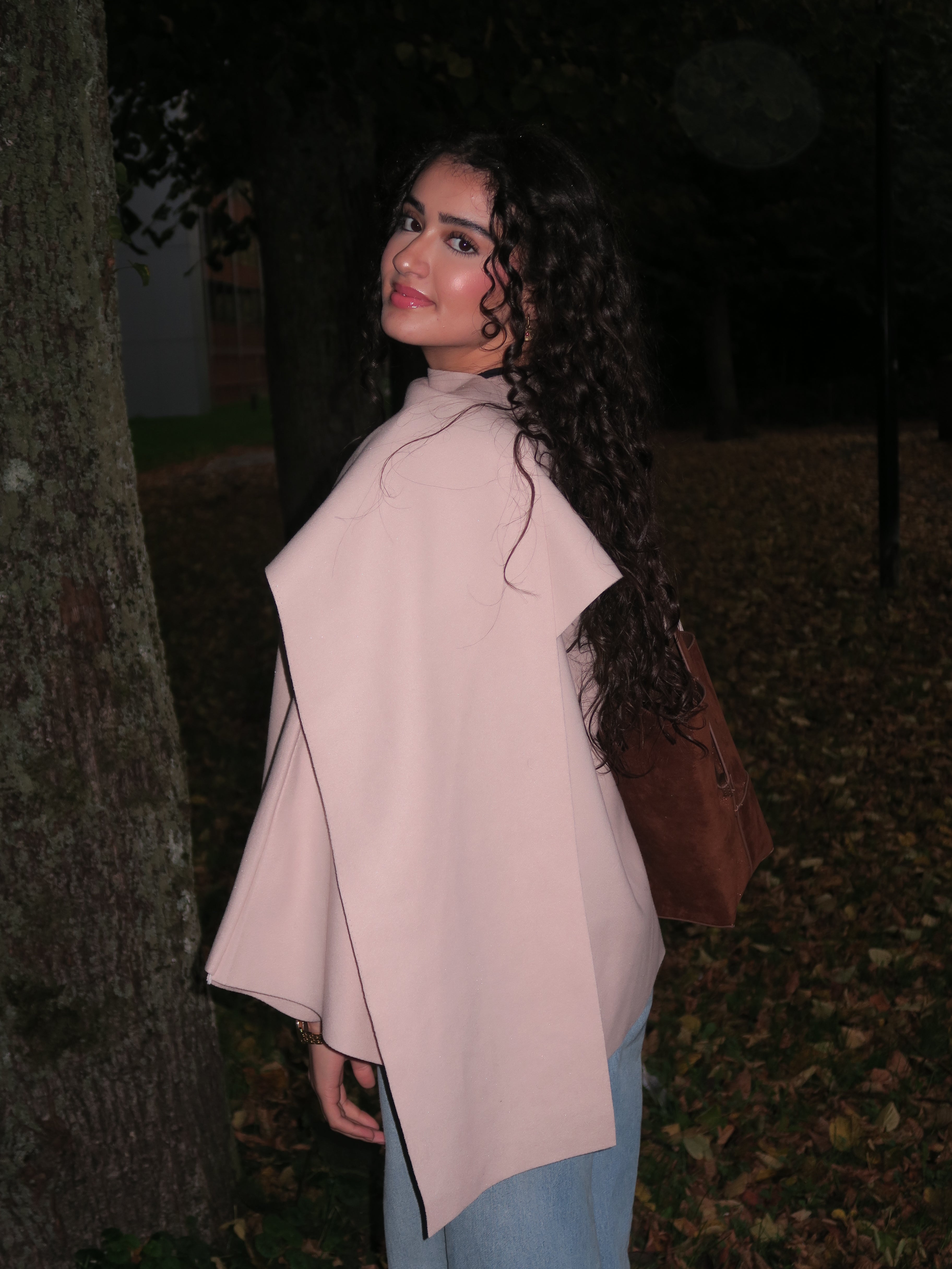 elegante cape coat winter