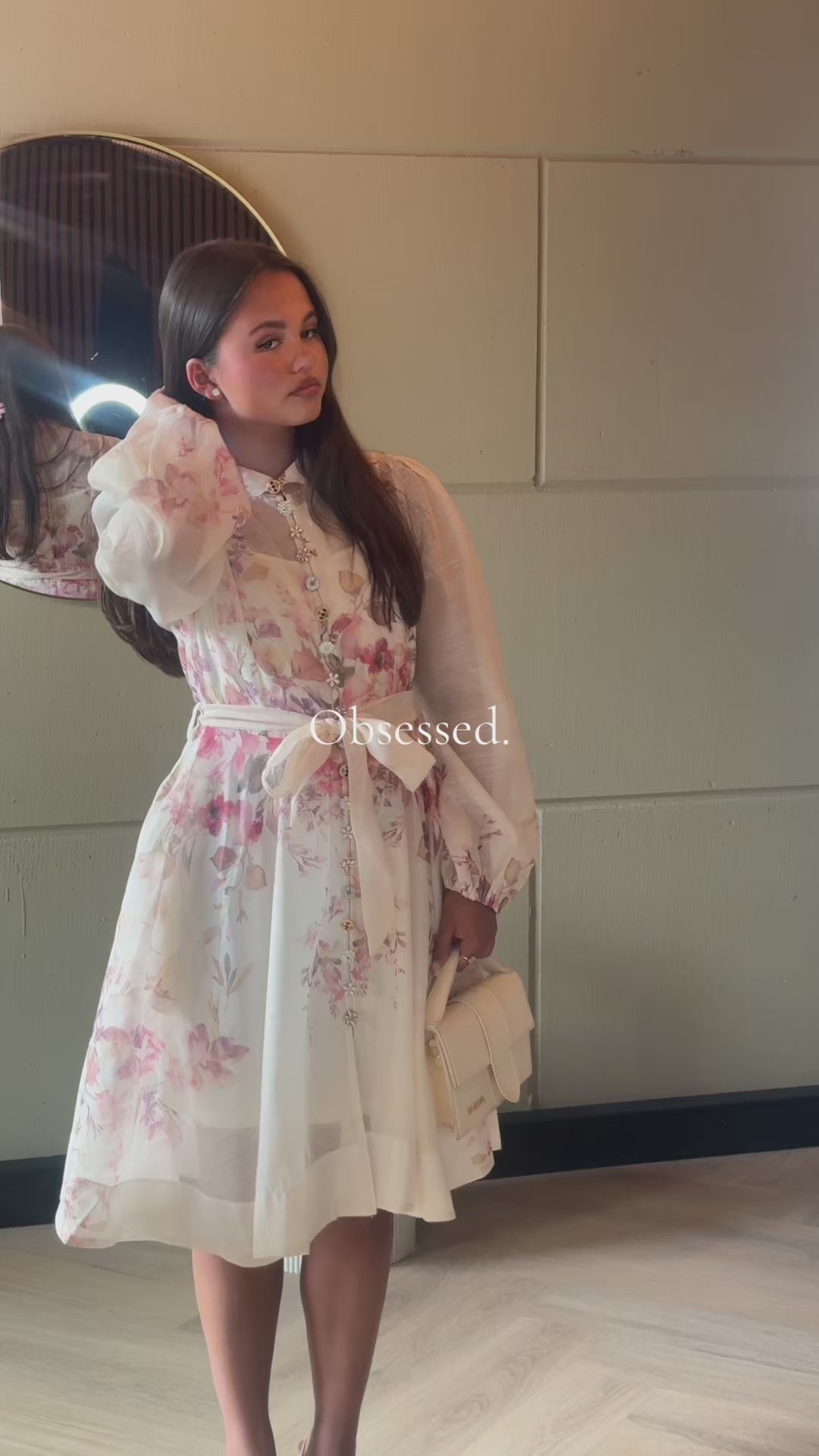 Rose Petal Mini Dress
